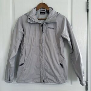 Marmot Rain Jacket Women's PreCip Eco Light Grey